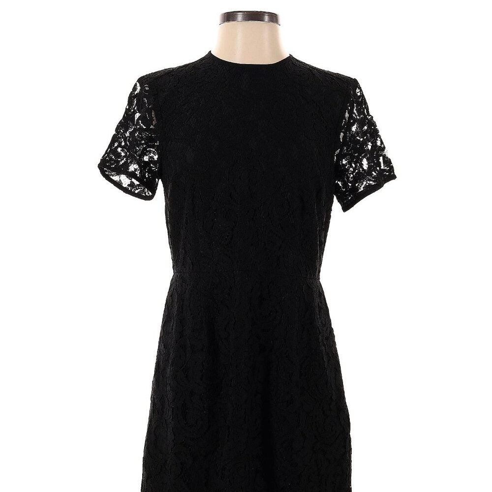 Michael Kors Womens Dress Size 2 Black Lace Cap Sleeves